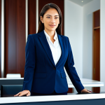 레저스포츠지도자 필기시험 난이도 리뷰 - Business Professional**

A professional businesswoman in a modest, dark blue business suit, standing...