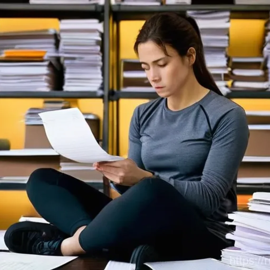 레저스포츠지도자 업무일지 관리 노하우 - **Prompt 1: The Overwhelmed Trainer with Paper Journals**
"A fitness trainer, a woman in her lat...