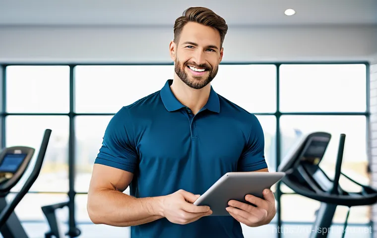 레저스포츠지도자 업무일지 관리 노하우 - **Prompt 1: The Overwhelmed Trainer with Paper Journals**
    "A fitness trainer, a woman in her lat...