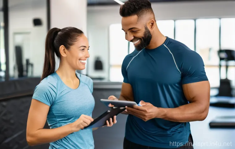 레저스포츠지도자 업무일지 작성 예시 - **Prompt:** A focused, professional female fitness instructor, mid-30s, with a friendly yet determin... 레저스포츠지도자 업무일지 작성 예시 - **Prompt:** A focused, professional female fitness instructor, mid-30s, with a friendly yet determin...