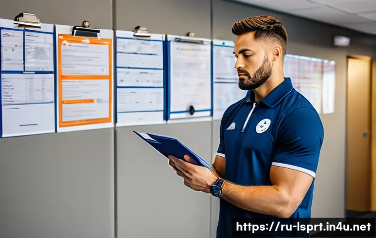 레저스포츠지도자 자격증 갱신 절차 - A professional sports instructor in a modern training facility, wearing official sports attire with ...