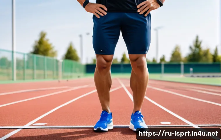 레저스포츠지도자 실기시험 감점 요소 분석 - A detailed scene of a professional fitness instructor demonstrating correct running technique in an ...